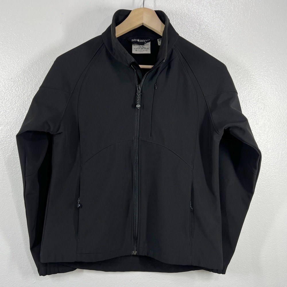 Black Diamond Women's Softshell Jacket Medium M/M‎ Black Full Zip Outdoor